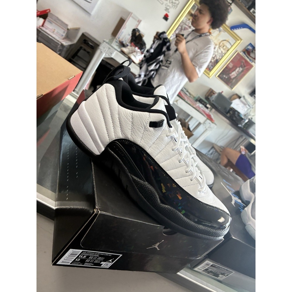 Nike Air Jordan XII 12 Low White and Black 25 years China DO8726-100 SZ 11.5 New